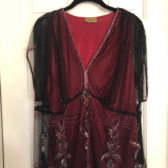 Roaring 20's Beaded & Tulle Top - Picture 7 of 7